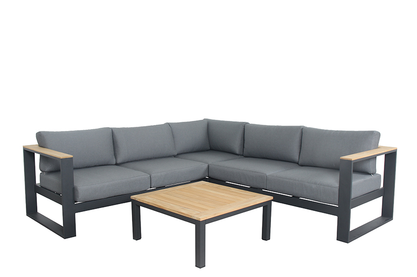 Aluminium Corner sofa set JW526